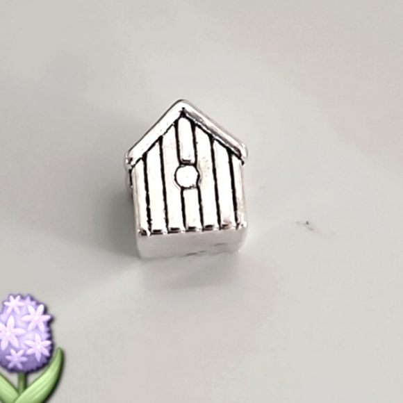 Birdhouse Charm for European Style Bracelets Fits Pandora Systems - Picture 1 of 3